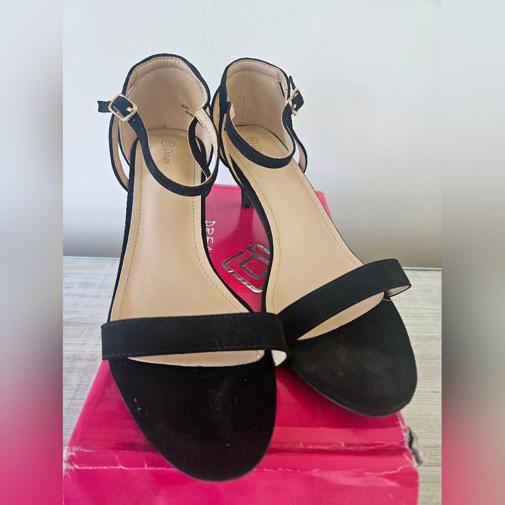 Dream Pairs Lexii Black Women's Heeled Sandals-New